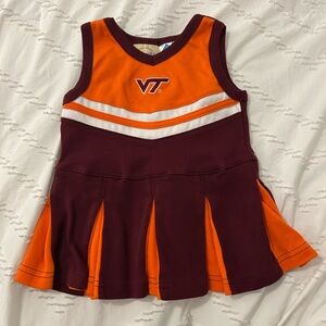 Virginia Tech Hokies One-Piece Infant Baby Cheer Dress 6-9 Months VT Maroon